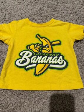 Rabbit Skins Yellow Savannah Bananas Graphic Tee